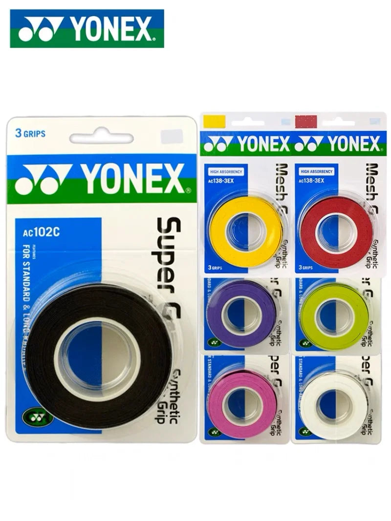 YONEX 3 Grips/Pack Badminton Racket Grip Tape